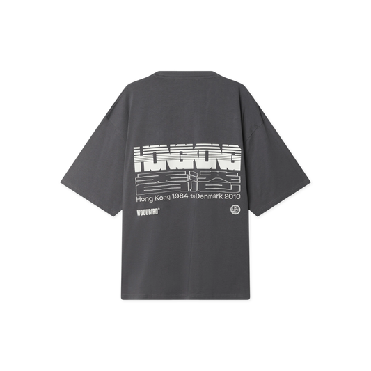 Beam Retro Tee - Slate Blue