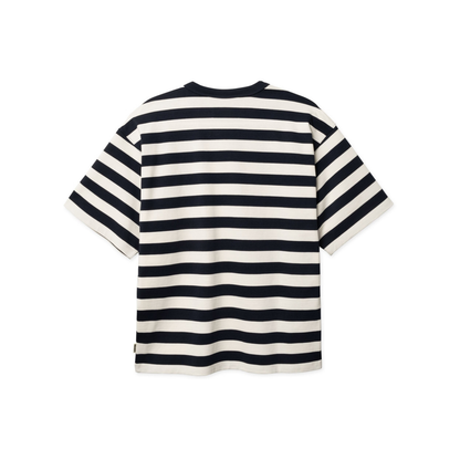 Beam Stripe Tee - Dark Navy