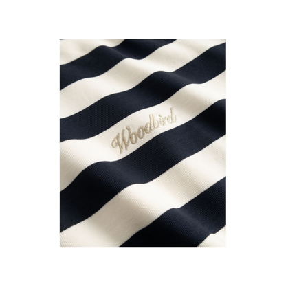 Beam Stripe Tee - Dark Navy