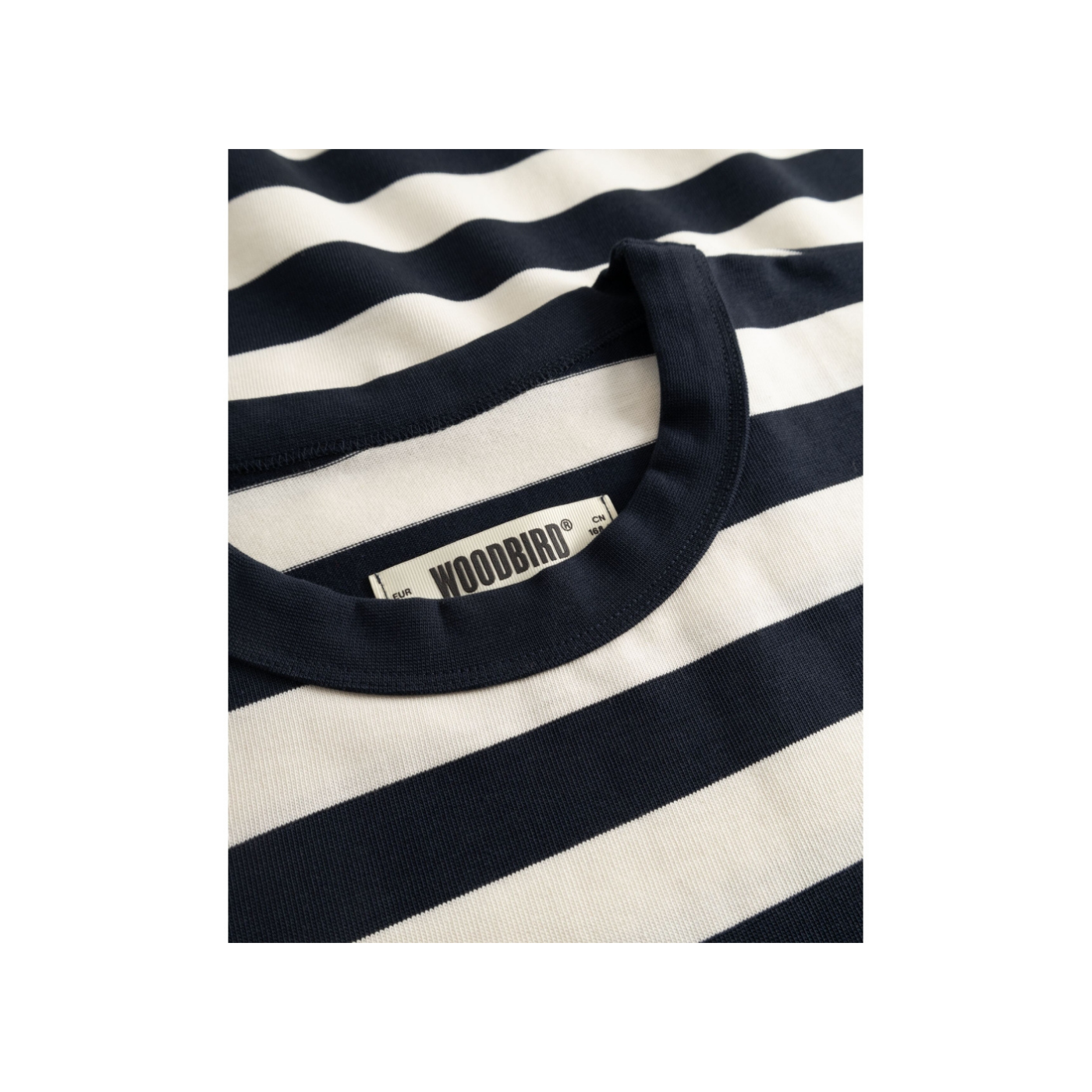 Beam Stripe Tee - Dark Navy