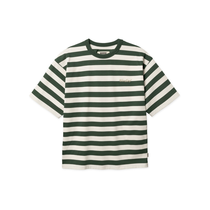 Beam Stripe Tee - Pine Green