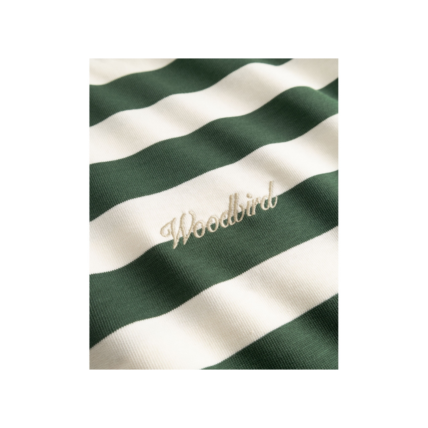 Beam Stripe Tee - Pine Green