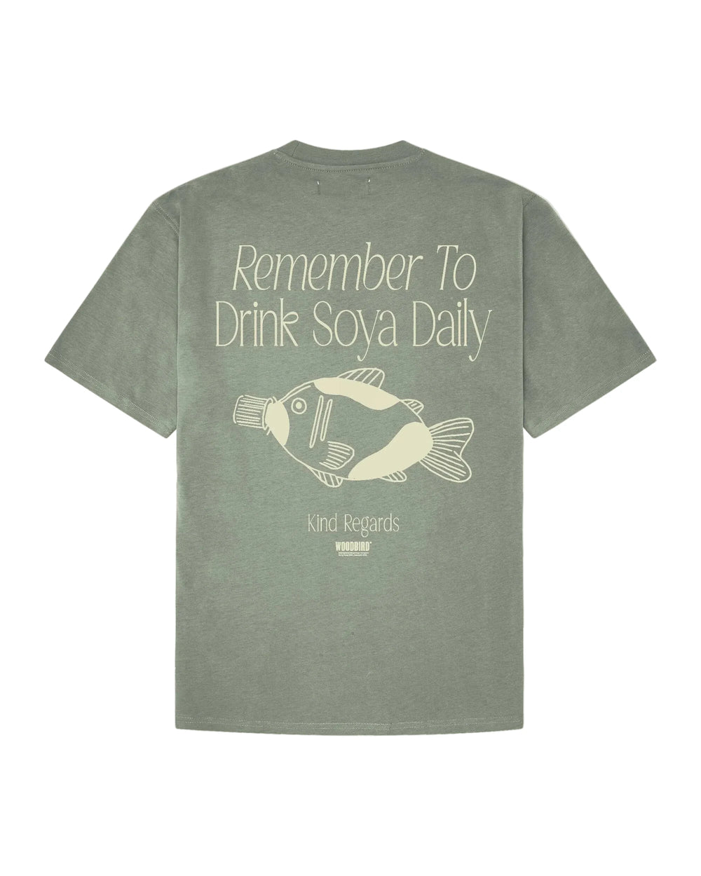 Baine Soya Tee - Grey/Green