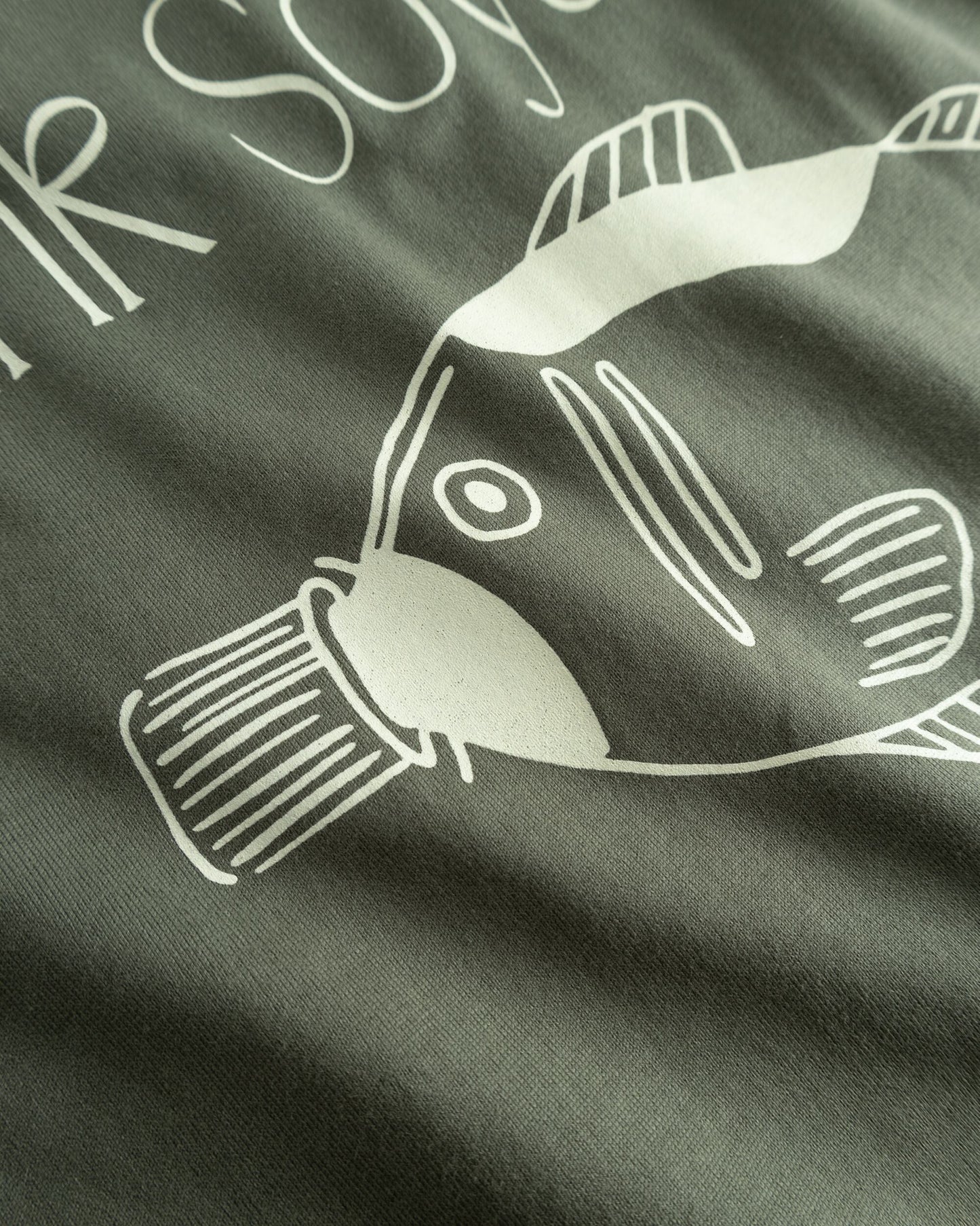 Baine Soya Tee - Grey/Green