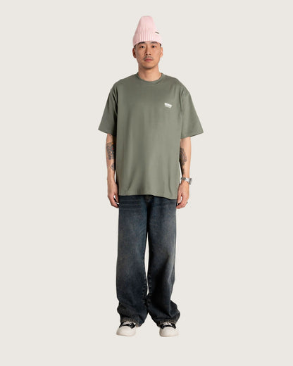 Baine Soya Tee - Grey/Green