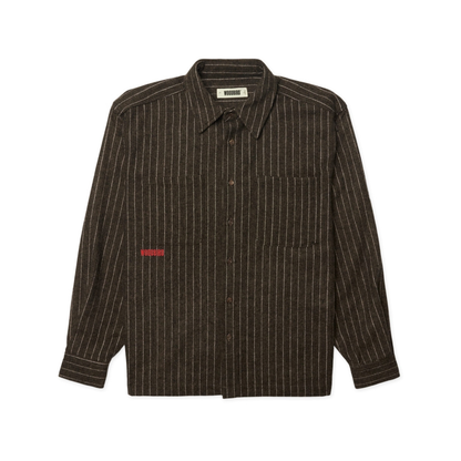 Buzo Herringbone Shirt - Dark Olive