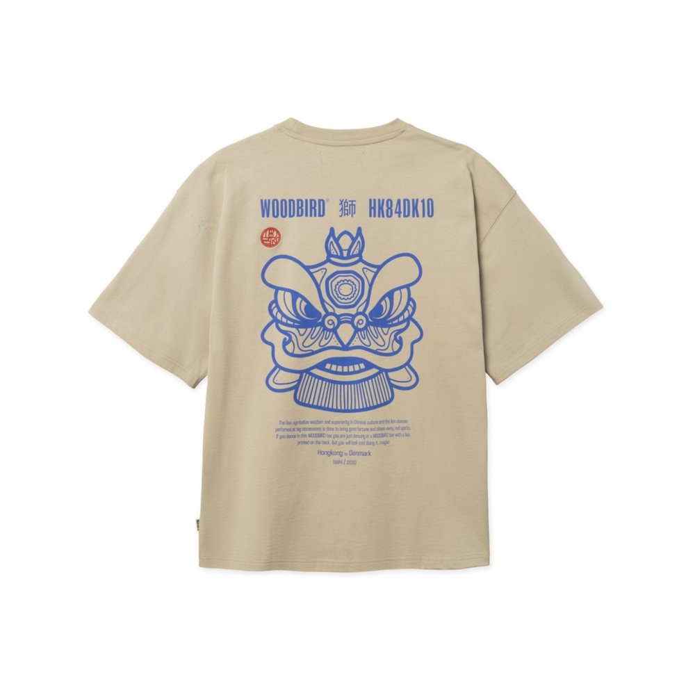 Beam Lion Tee - Stone