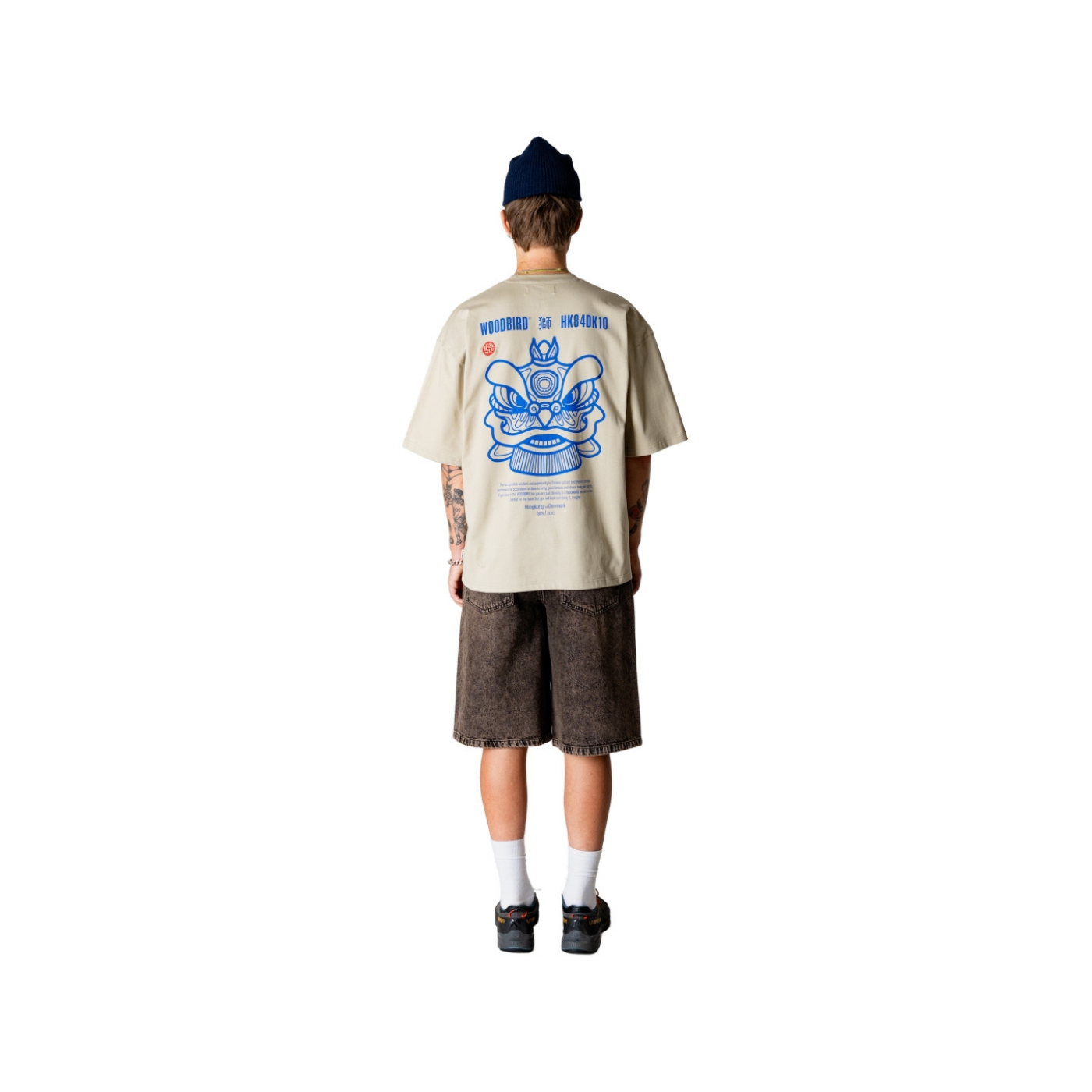 Beam Lion Tee - Stone