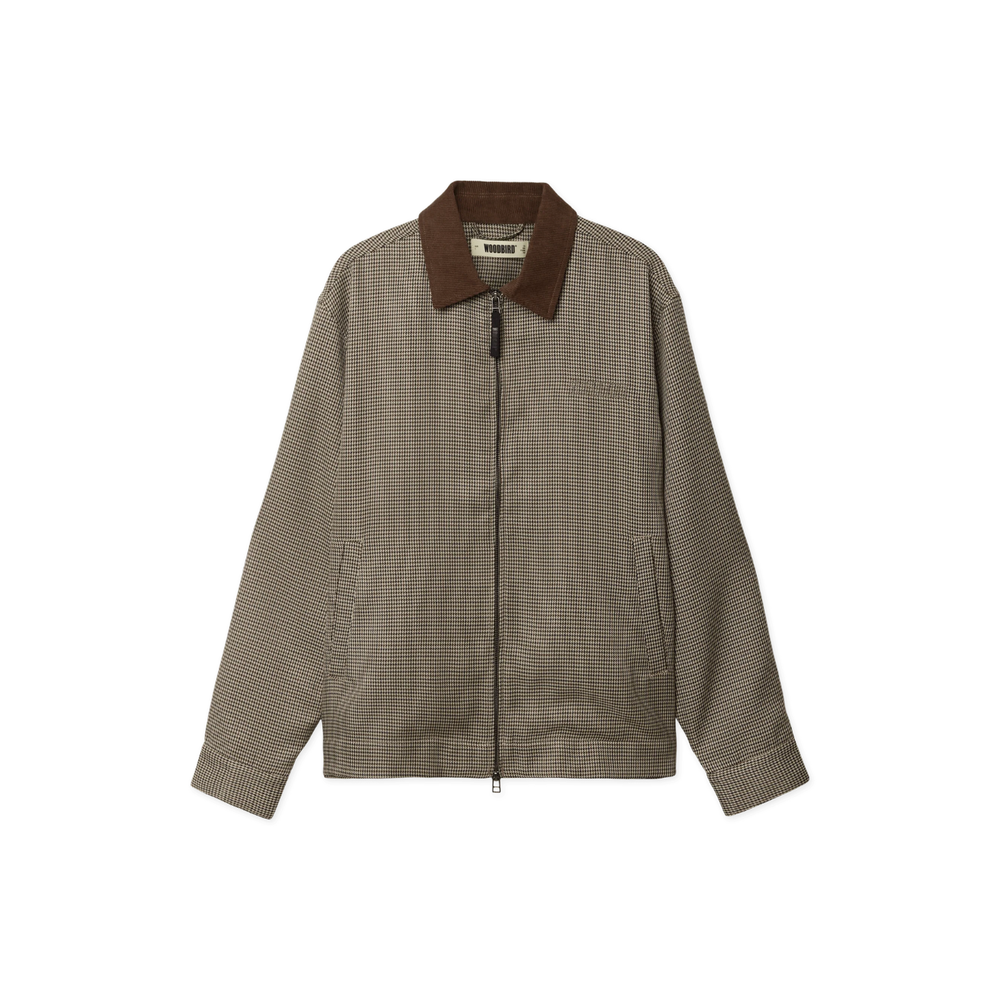 Pon Check Jacket - Sand / Fudge