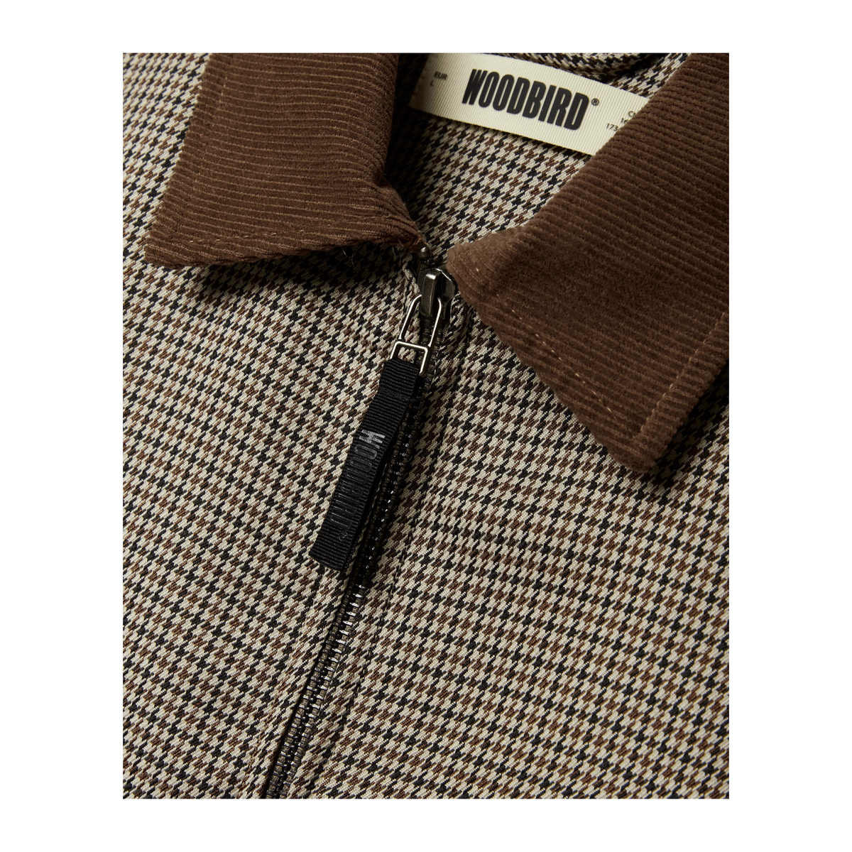 Pon Check Jacket - Sand / Fudge