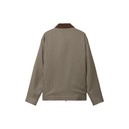 Pon Check Jacket - Sand / Fudge