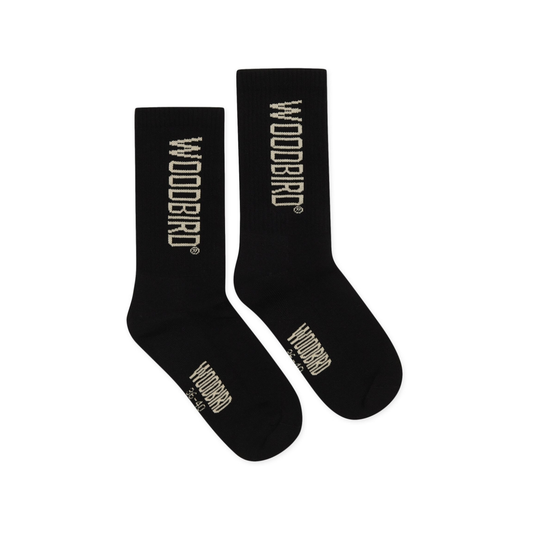 Tennis Logo Socks - Black
