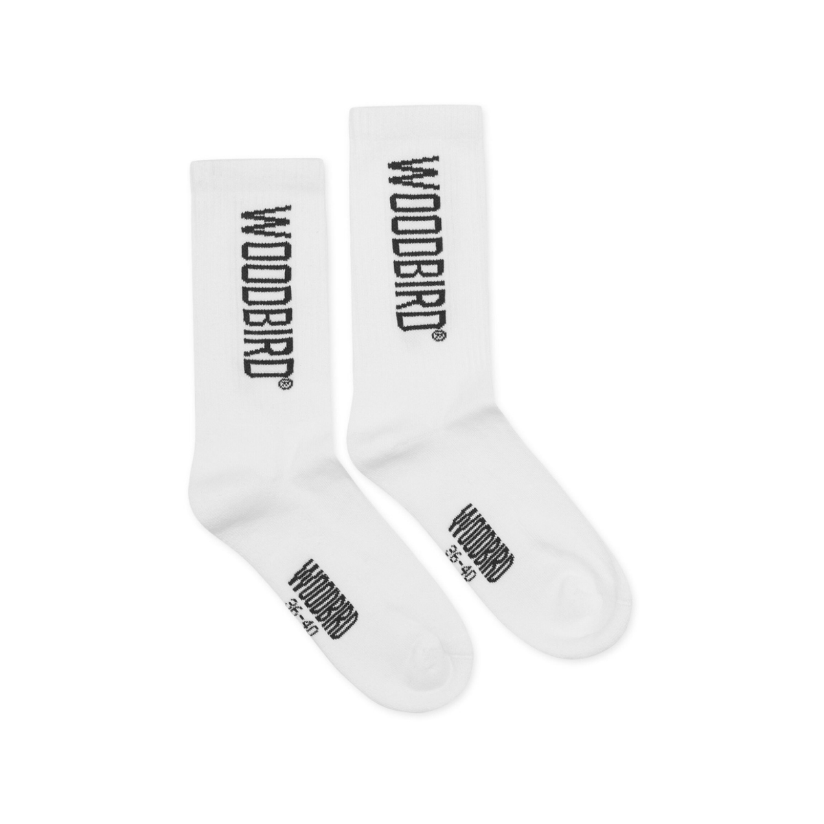 Tennis Logo Socks - White / Black