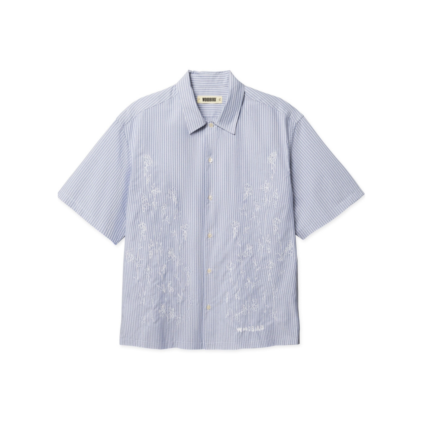 Wang Ox Flower Shirt - Light Blue