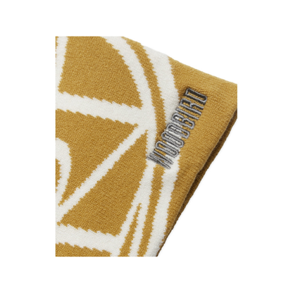 Yan JQ Art Beanie - Honey / Off White