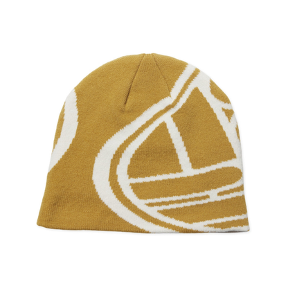 Yan JQ Art Beanie - Honey / Off White