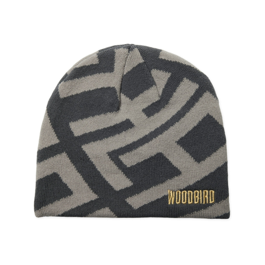 Yan JQ Art Beanie - Slate Blue / Grey