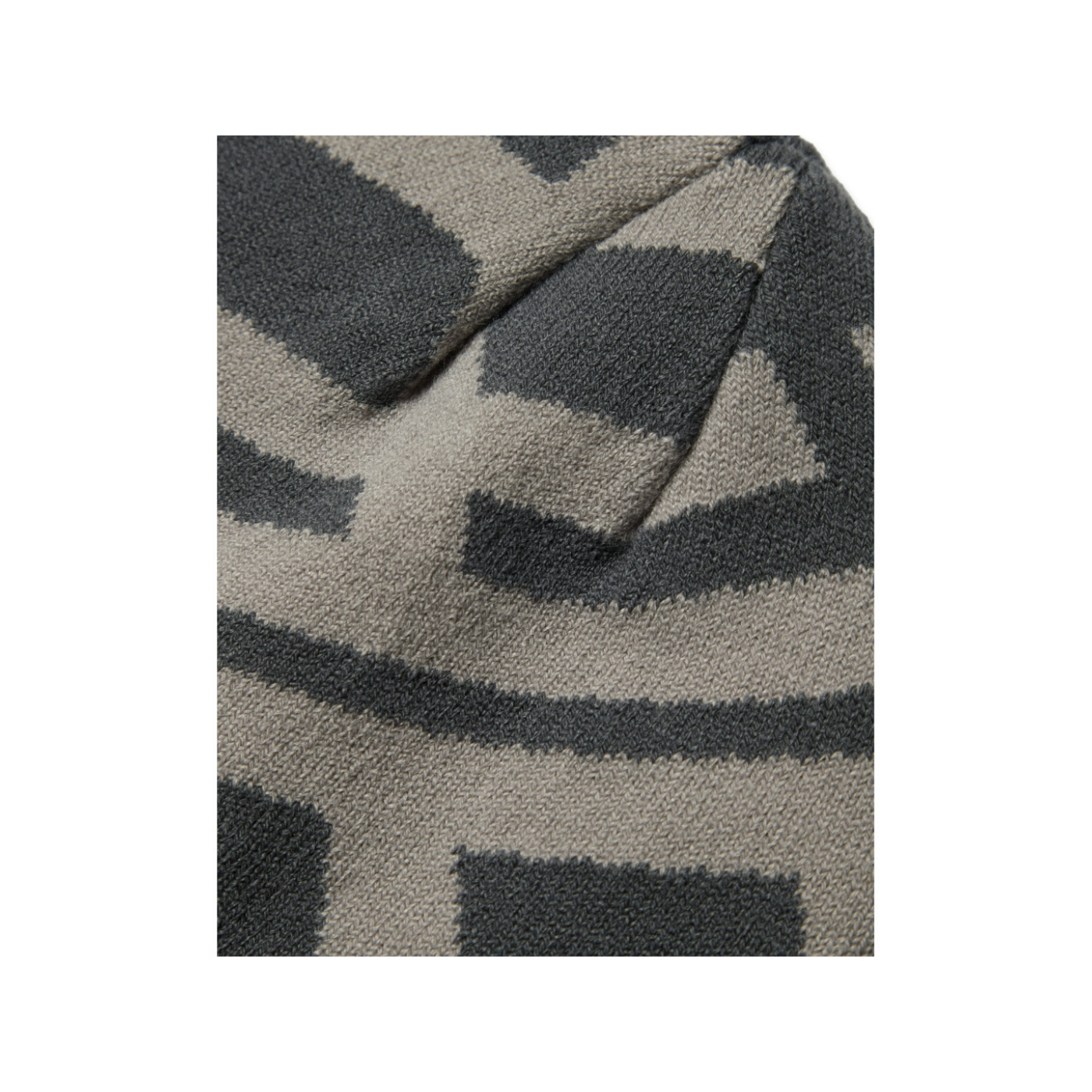 Yan JQ Art Beanie - Slate Blue / Grey