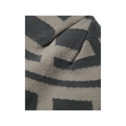 Yan JQ Art Beanie - Slate Blue / Grey