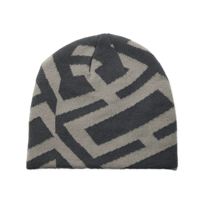 Yan JQ Art Beanie - Slate Blue / Grey