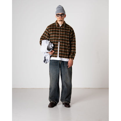 Youth Fuzzy Jacket - Dark Green