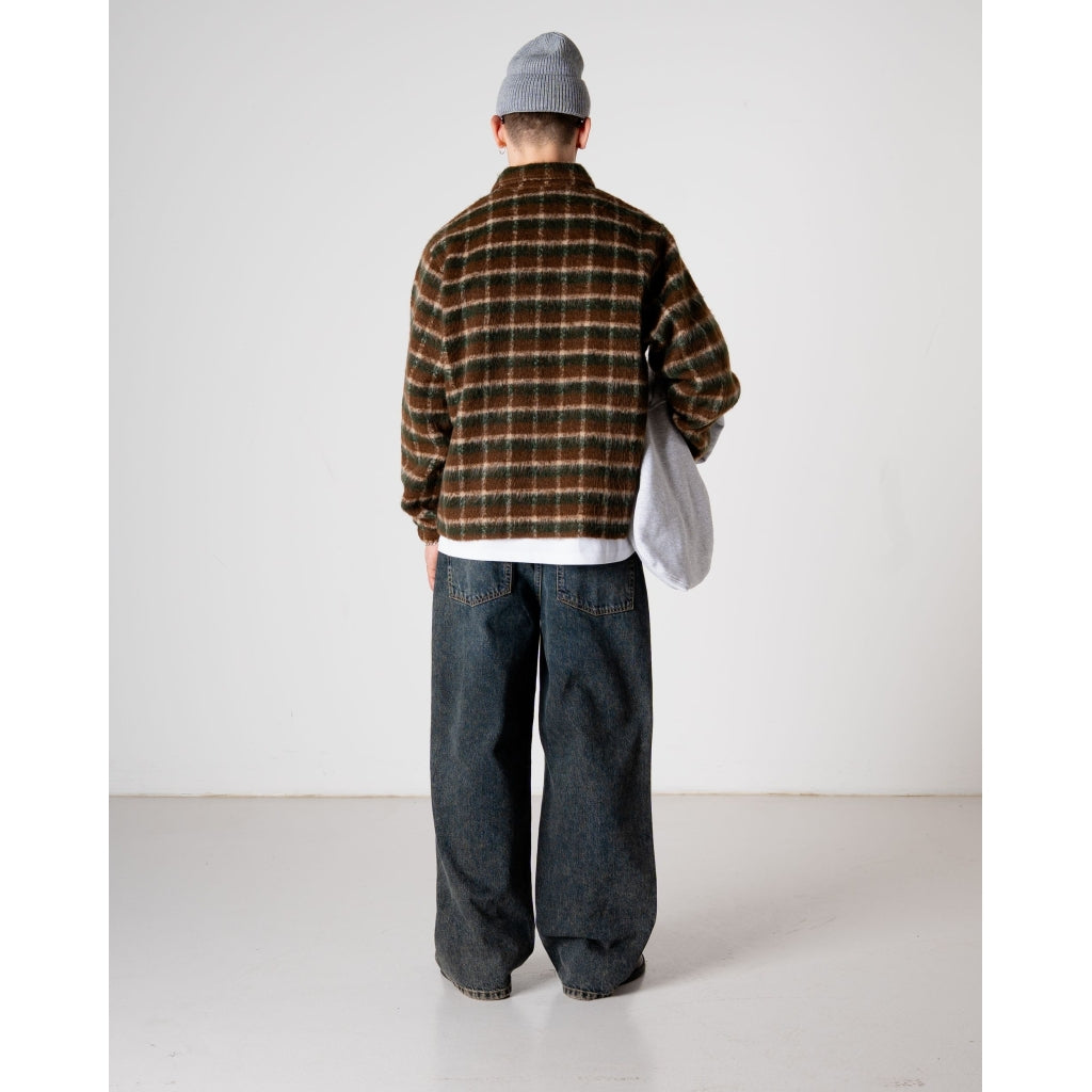 Youth Fuzzy Jacket - Dark Green